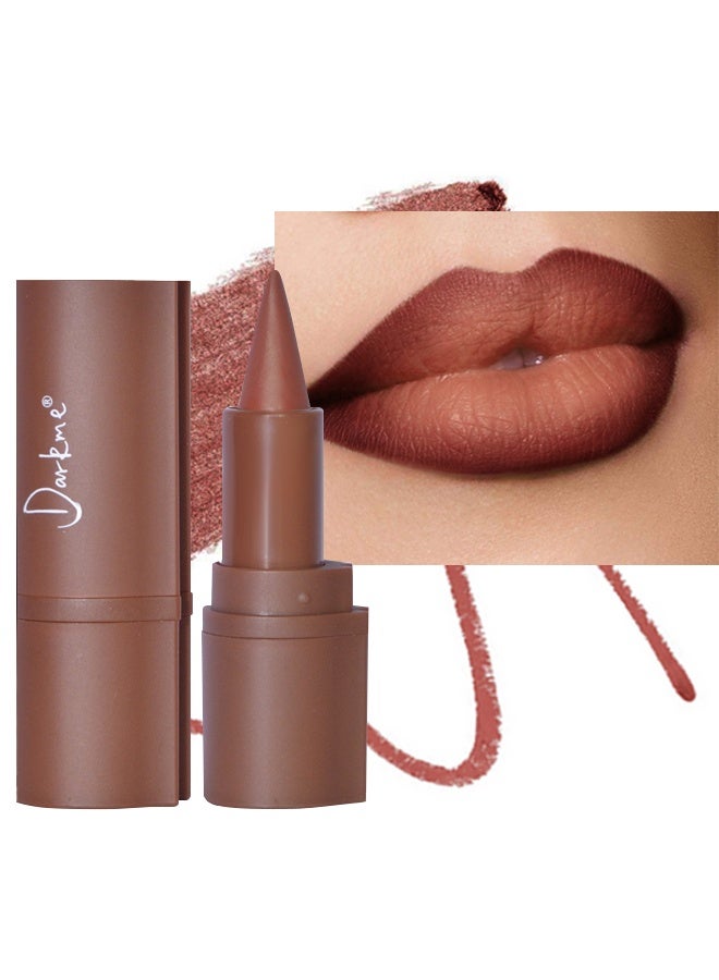 Beckisue Liner Lipstick-Pencil Matte Waterproof Long Lasting Lipstick Lips Contour Makeup Lip Liner Lipsticks, One Stroke Define Lip Liner Non Drying,Easy Color Lip Liner Lipstick #02 Dusk - Image 1